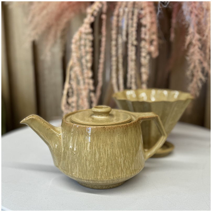 Набор керамический Кофейник с воронкой "Пустыня" Fabrica