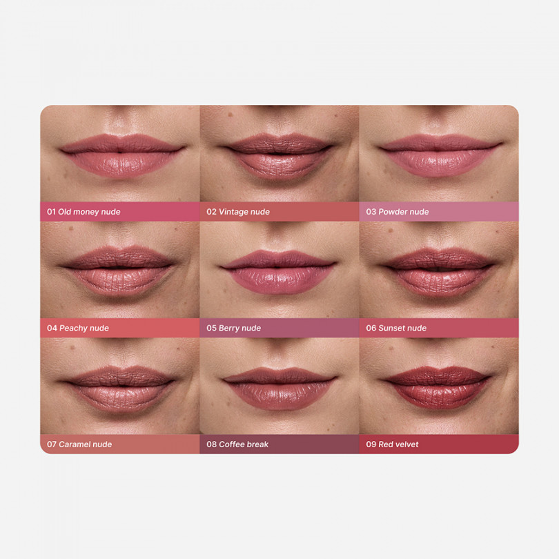 Помада кремовая 01 Old Money Nude Kristall Minerals