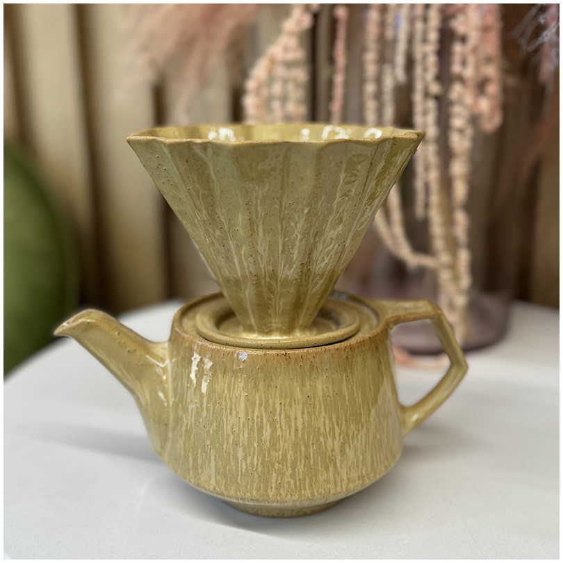 Набор керамический Кофейник с воронкой "Пустыня" Fabrica